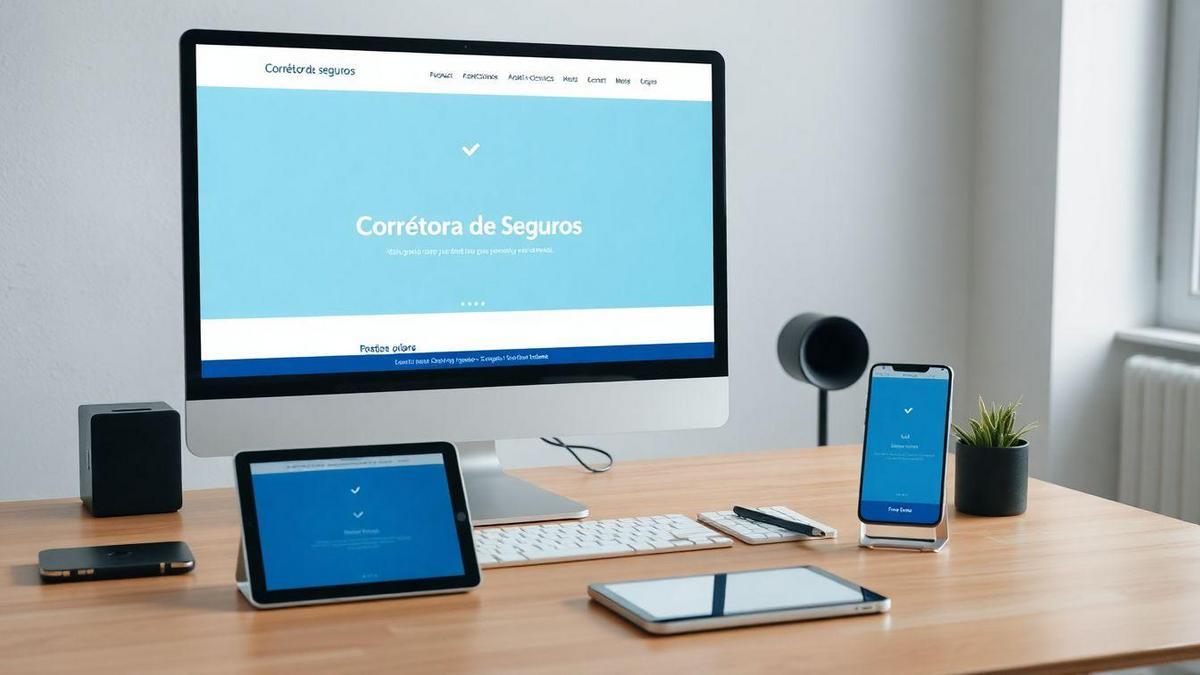 Web design para corretoras de seguros e sites responsivos