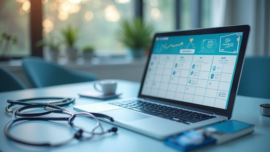 Calendário editorial para clínicas